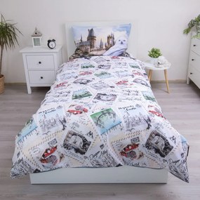 Harry Potter Hedwig Fly ágyneműhuzat 140×200cm, 70×90 cm