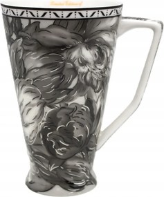 Porcelán bögre 500 ml virágok rózsák minimalizmus porcelán bögre nagy