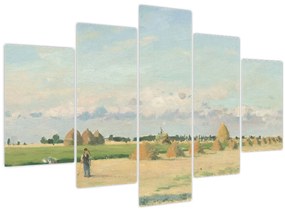 Kép - Camille Pissarro, Landscape, Ile de France, reprodukciók (150x105 cm)