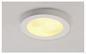 Mennyezeti lámpa, gipszlámpa, fehér, E27, SLV Plastra 148001