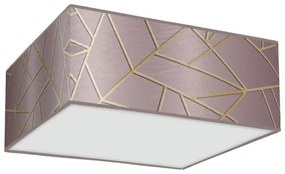 Mennyezeti lámpa ZIGGY 3xE27/60W/230V rózsaszín/arany