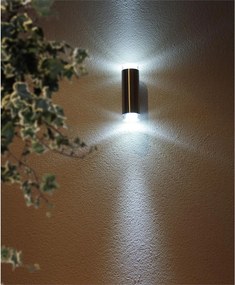 EGLO 92736 RIGA-LED Modern Kültéri Fali Lámpa Fehér, Nikkel GU10 IP44
