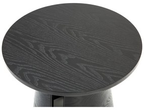Cep fekete tárolóasztal, ø 50 cm - Teulat