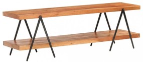 tömör akácfa TV-szekrény 160 x 40 x 50 cm