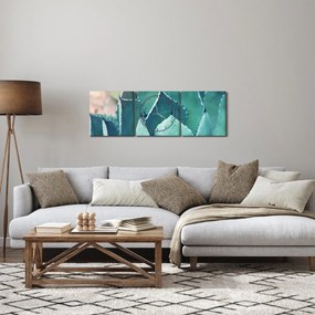 Kép - Szukulent (órával) (90x30 cm)