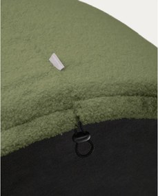 Zöld buklé puff Kaeli – Kave Home