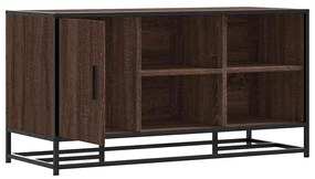 cipőpad barna tölgy 100x40x53,5 cm Gépi fa és fém