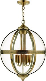 Dar Lighting vintage függeszték vanessa antik sárgaréz darvan0575