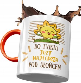 Narancssárga bögre Hani Hanna Feleség Barátnőjének Nyomtatott Fotóval