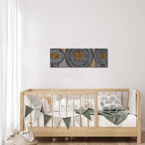 Kép - Dekoratív minták (órával) (90x30 cm)