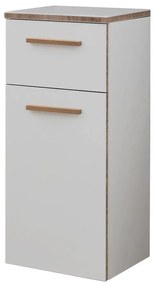 Fehér függő fürdőszoba szekrény 30x72 cm Set 931 - Pelipal