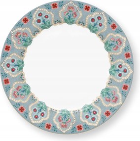 Desszert tányér Flower Festival Deco Light Blue PiP Studio, 21 cm