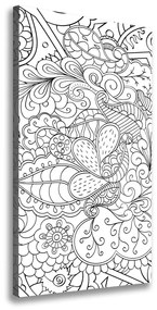 Egyedi vászonkép Háttér zentangle ocv-122077054