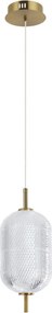 ITALUX PND-81438-1B-GD CORADO Egyágú Függesztett Lámpa Fém LED IP20