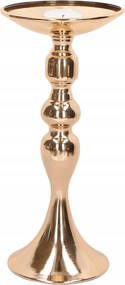 Elegáns arany gyertyatartó 12x27 cm