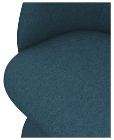 Kék kárpitozott étkezőfotel Maia – Makamii