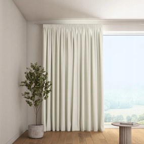 Függöny ráncoló szalaggal 1 db 130x245cm fehér