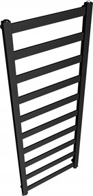 Fürdőszobai Radiátor Egyenes Fekete Matt 670/540