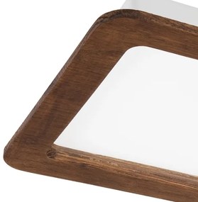 LED mennyezeti lámpa WOODY SPOT LED/17W/230V 3000K cseresznye 18,5x18,5 cm