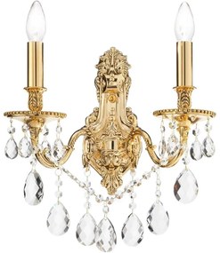 Ideal Lux - Fali kristály lámpa GIOCONDA 2xE14/40W/230V arany