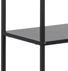 SETH fekete könyvespolc