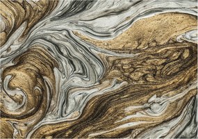 Dekoratív fotótapéta falra Könnyű összeszerelés Absztrakt örvények 312x219