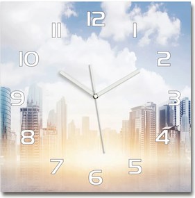 Üveg falióra, nagy Felhőkarcolók 60x60