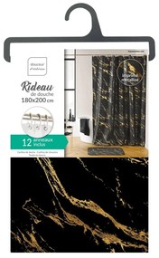 Zuhanyfüggöny 180x200 cm Aquamarbre – douceur d'intérieur