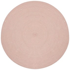 Rózsaszín kerek kültéri-beltéri szőnyeg újrahasznosított szálakból ø 150 cm Rodhe – Kave Home