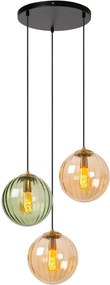 Lucide MONSARAZ 45493/03/33 Függőlámpa 3x40w/e27 ip20