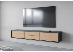 TV asztal Fiora 39 (antracit + olajozott tölgy). 1066465