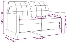 kétszemélyes rózsaszín bársony kanapé 120 cm