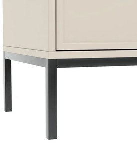 DECO Komód Beige Színben 6 Fiókkal 150 cm