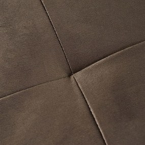 Ülőkés velúr tároló puff, 130 cm, barna - MADISON