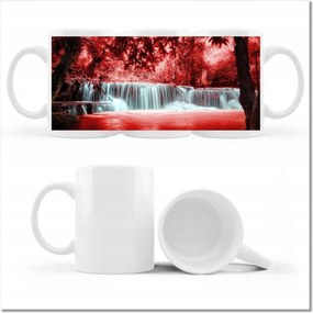 Fotó bögre Vörös vízesés Kaszkád