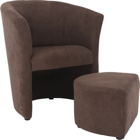 Klub fotel puffal, barna, ROSE
