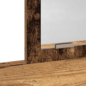 Sminkasztal Fiókokkal Régi Fa 100x41x140 cm