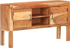 vidaXL tömör akácfa tálalószekrény 116 x 30 x 66 cm