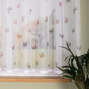 Pillangó függöny gyerekszobába, kislánynak, szalagos 400x170