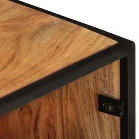 tömör akácfa TV-szekrény 110 x 30 x 45 cm
