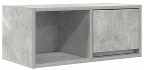 betonszürke szerelt fa TV-szekrény 60x31x25,5 cm