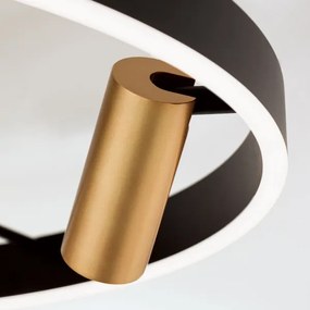 Orion DL 7-686/3-LED dimmelhető mennyezeti lámpa BERLIN LED/50W/230V fekete/aran