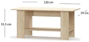 Dohányzóasztal Terrell (szonoma tölgy). 1053290