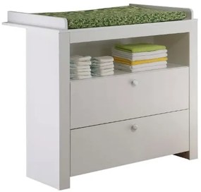 Komód regállal Ollie Typ 630 + Typ 660 (fehér tölgy) (pelenkázóval). 1034952
