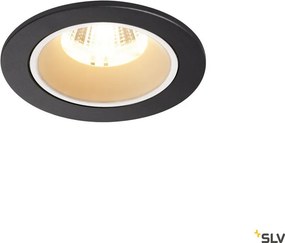 SLV 1003773 NUMINOS DL S Fürdőszobai Beépíthető Lámpa Fehér, Fekete LED IP44