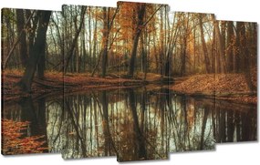 Festmények 100x60 Őszi táj Tájkép