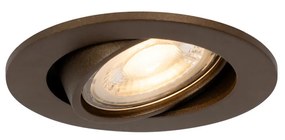 Okos süllyesztett spotlámpa sötét bronz dönthető, Wifi GU10 50mm-es - Cisco