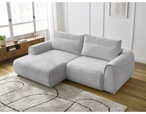 Világosszürke sarokkanapé Aden – Bobochic Paris