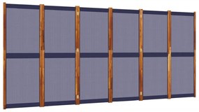 sötétkék 6 paneles térelválasztó 420 x 180 cm