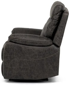 Barna Vintage Szövet Elektromos Vezeték Nélküli Relax Fotel. TV-4094 COF3